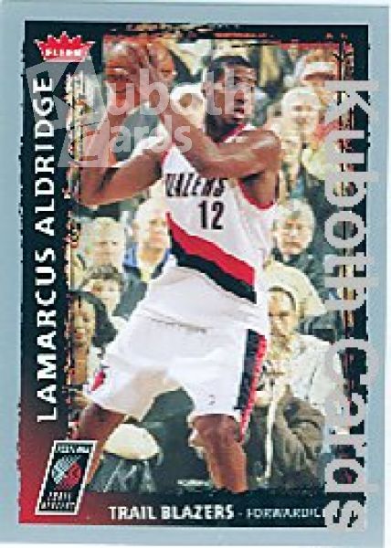 NBA 2008 / 09 Fleer - No 163 - LaMarcus Aldridge