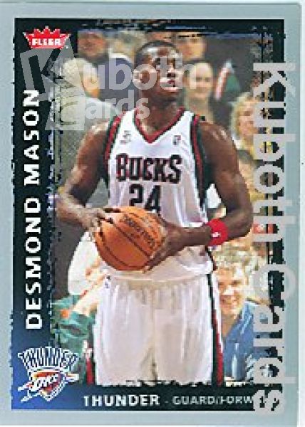 NBA 2008 / 09 Fleer - No 200 - Desmond Mason