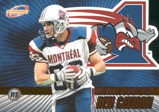 NFL 2003 Atomic CFL - No 49 - Ben Cahoon