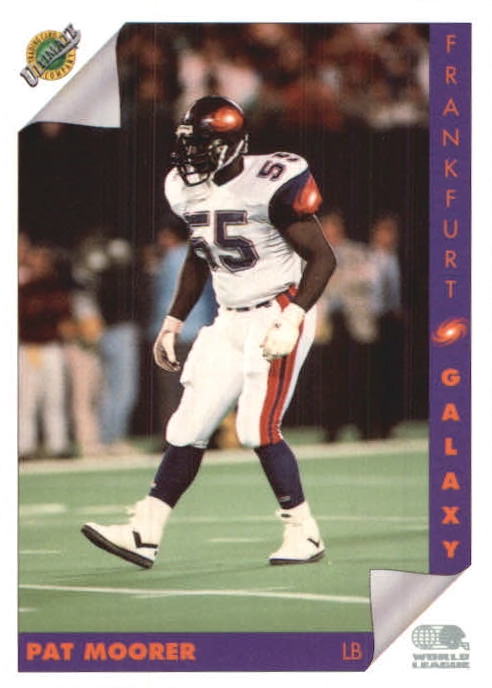 NFL 1992 Ultimate WLAF - No 49 - Pat Moorer