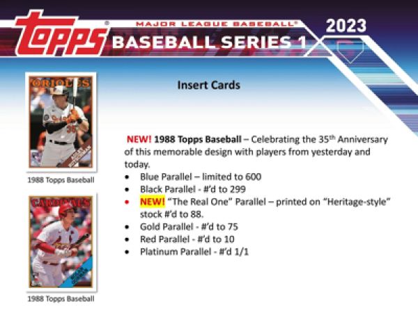 MLB 2023 Upper Deck Series 1 Retail - Box