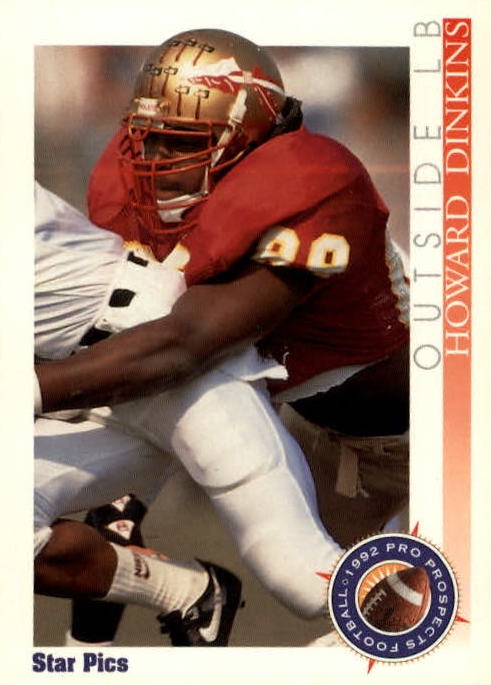 NFL 1992 Star Pics - No 4 - Howard Dinkins