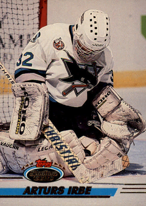 NHL 1993 / 94 Stadium Club - No 4 - Arturs Irbe