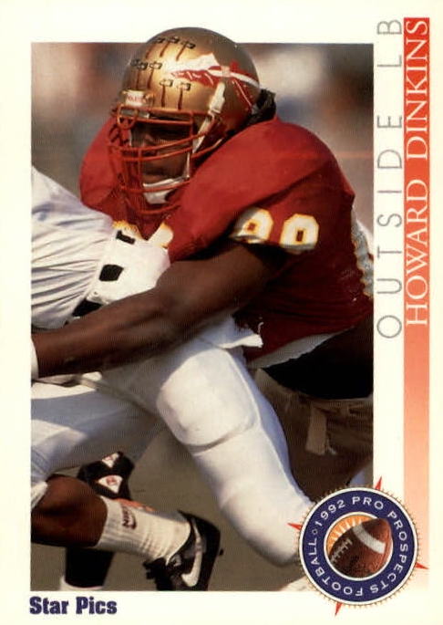 NFL 1992 Star Pics - No 4 - Howard Dinkins