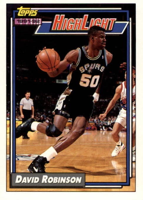 NBA 1992-93 Topps - No 4 - David Robinson