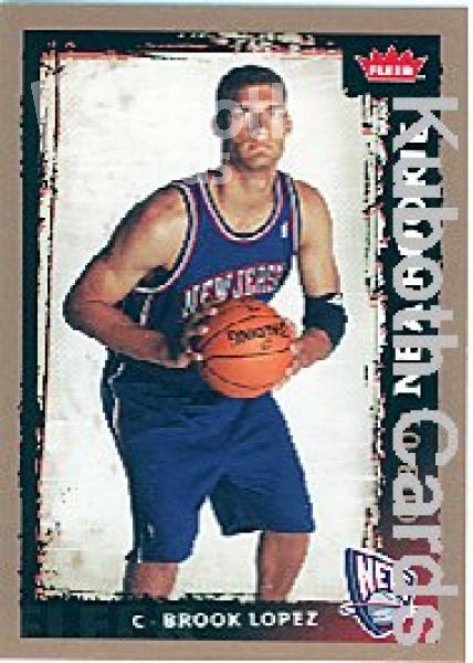 NBA 2008 / 09 Fleer - No 210 - Brook Lopez