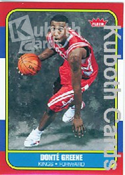 NBA 2008-09 Fleer 1986-87 Rookies - No 86R-186 - D. Greene