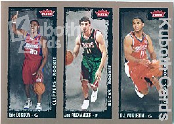 NBA 2008 / 09 Fleer - No 238 - Gordon/Alexander/Augustin