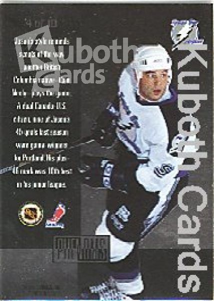 NHL 1994/95 Leaf Phenoms - No 4 of 10 - Jason Wiemer