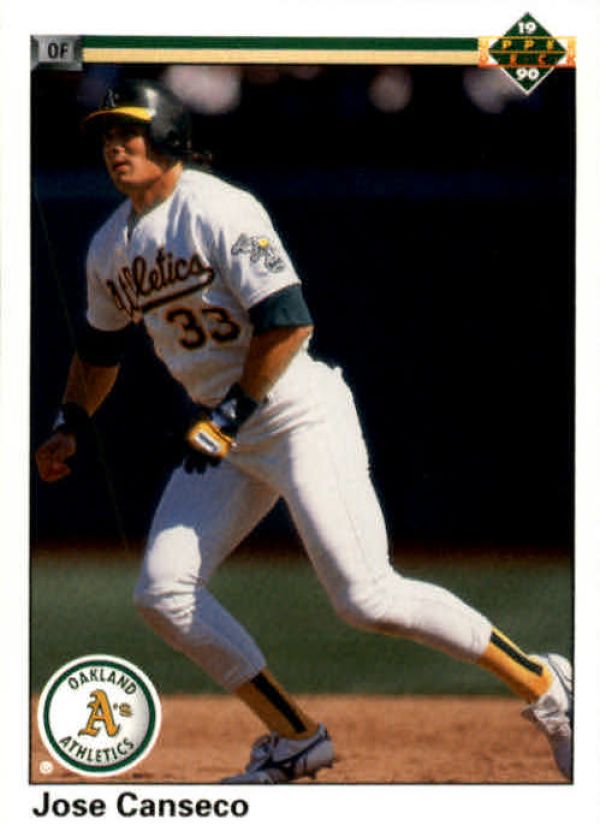 MLB 1990 Upper Deck - No 66 - Jose Canseco