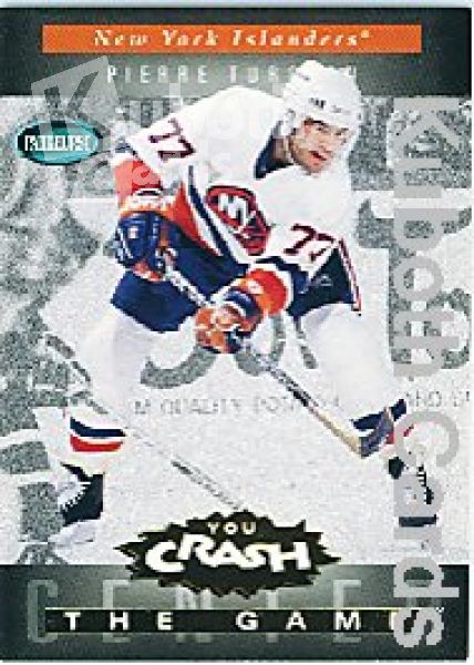 NHL 1994 / 95 Parkhurst Crash The Game Gold - No G14 - Pierre Turgeon