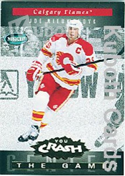 NHL 1994 / 95 Parkhurst Crash The Game Gold - No G4 - Joe Nieuwendyk