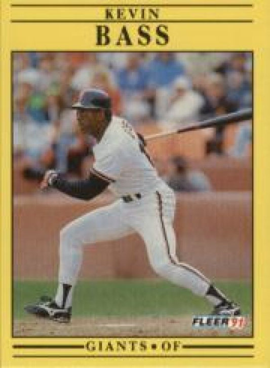 MLB 1991 Fleer - No 253 - Kevin Bass