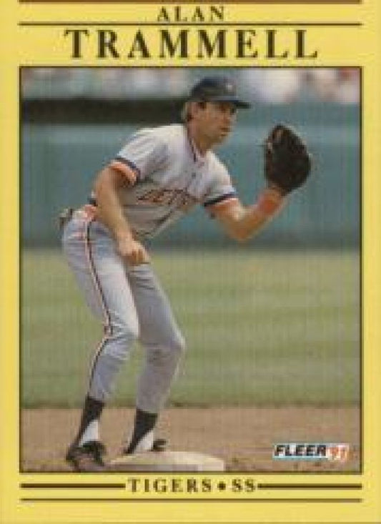 MLB 1991 Fleer - No 355 - Alan Trammell