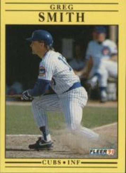 MLB 1991 Fleer - No. 433 - Greg Smith