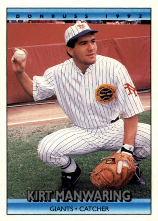 MLB 1992 Donruss - No. 494 - Kirt Manwaring