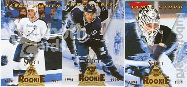 NHL 1994-95 Select - No 169 - 198 - Rookies