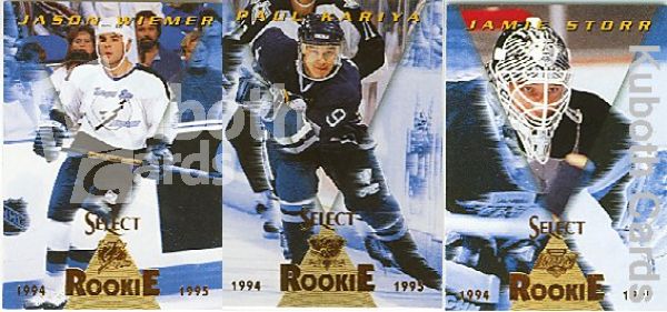 NHL 1994-95 Select - No. 169 - 198 - Rookies