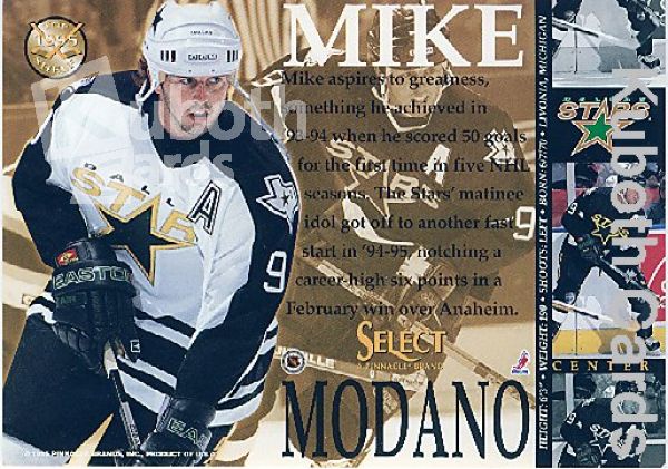 NHL 1994 / 95 Select - No NN0 - Mike Modano Large