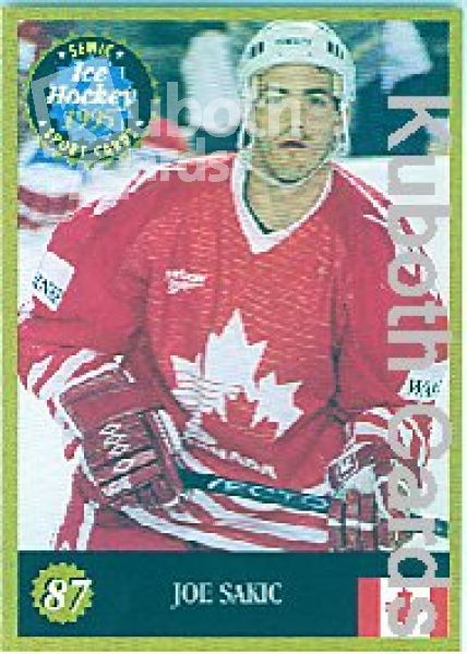 NHL 1995 Finnish Semic World Championship - No 87 - Joe Sakic