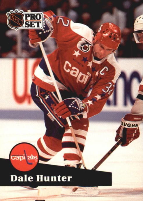 NHL 1991-92 ProSet French - No 506 - Dale Hunter