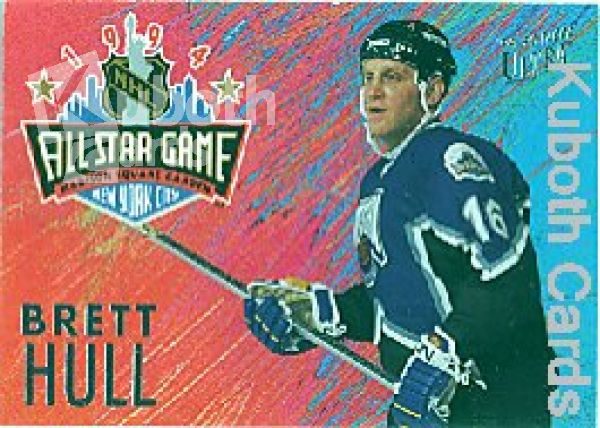 NHL 1994 / 95 Ultra All-Stars - No 11 of 10 - Brett Hull