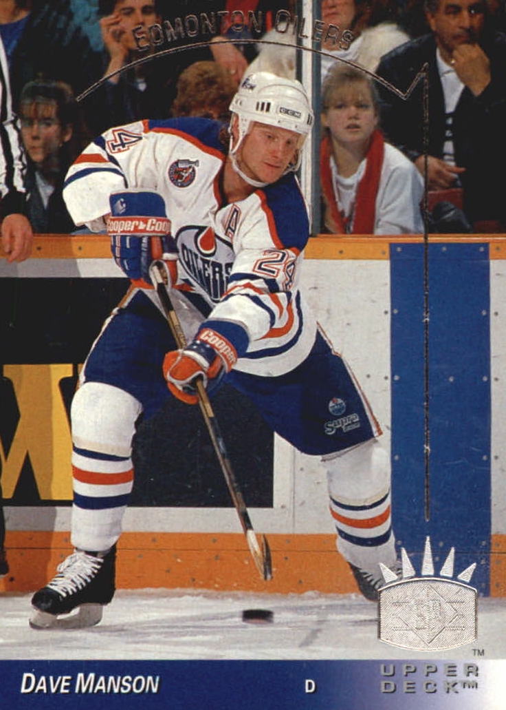 NHL 1993 / 94 Upper Deck SP Inserts - No 50 - Dave Manson