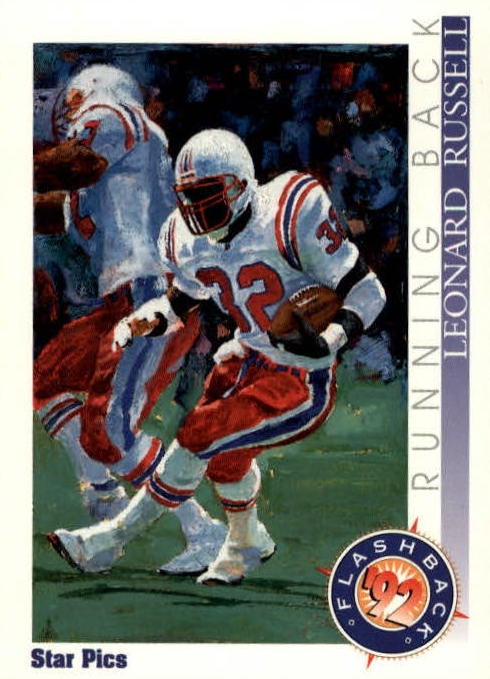 NFL 1992 Star Pics - No 50 - Leonard Russell