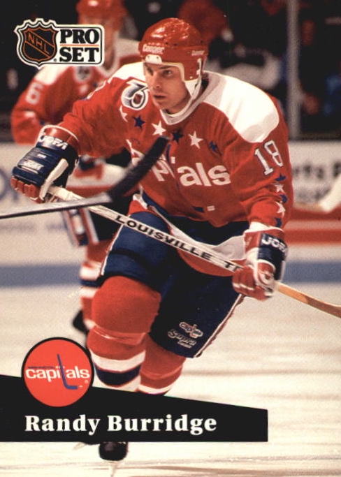 NHL 1991-92 ProSet French - No 510 - Randy Burridge