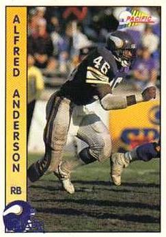 NFL 1992 Pacific - No 511 - Alfred Anderson