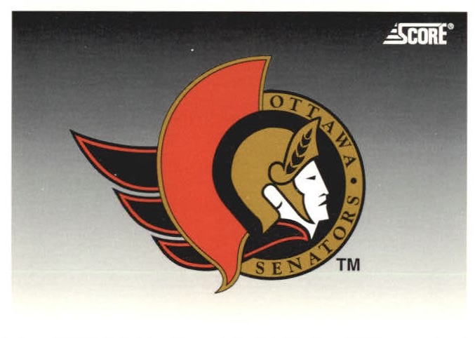 NHL 1992 / 93 Score - No 512 - Teamlogo Ottawa Senators