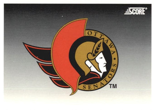 NHL 1992 / 93 Score - No 512 - Teamlogo Ottawa Senators