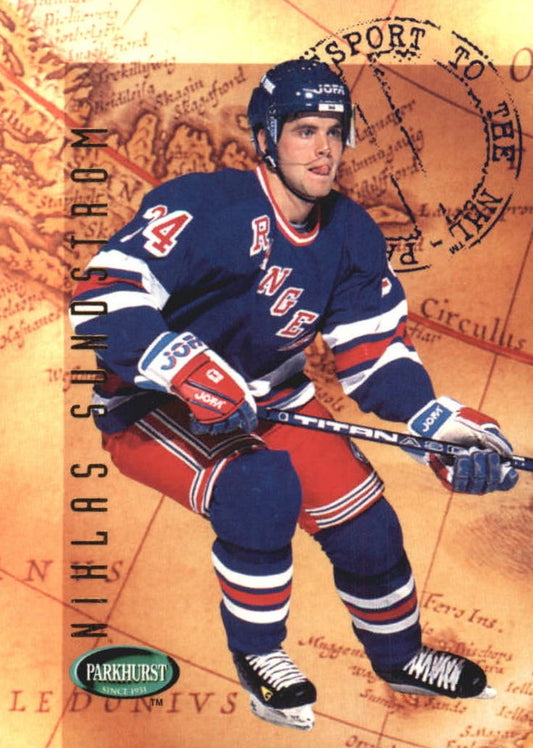 NHL 1995 / 96 Parkhurst International - No 514 - Niklas Sundstrom
