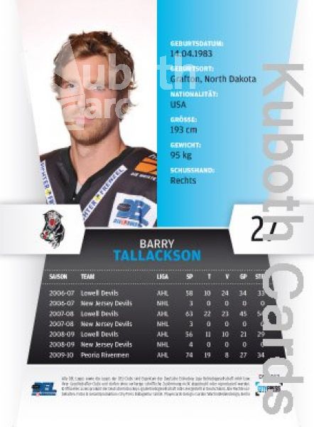 DEL 2010/11 CityPress - No 013 - Barry Tallackson