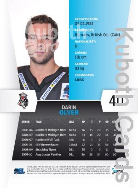 DEL 2010 / 11 CityPress - No 017 - Darin Olver