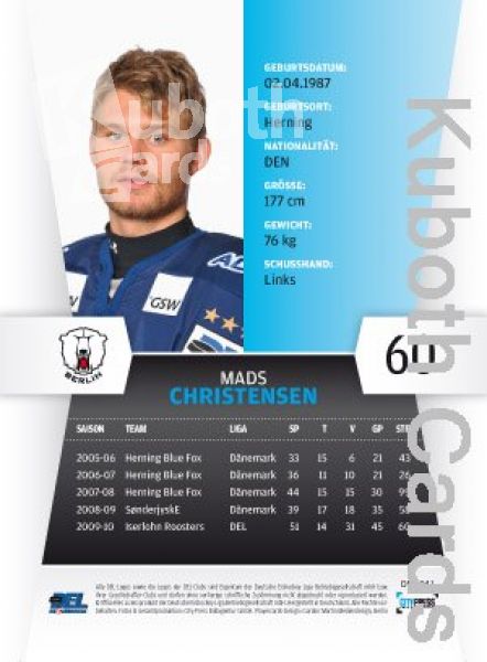 DEL 2010 / 11 CityPress - No 041 - Mads Christensen