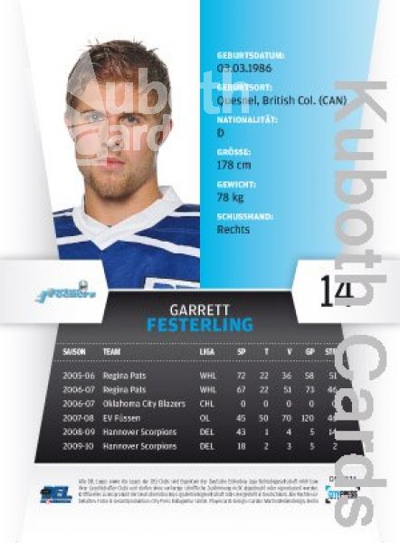 DEL 2010/11 CityPress - No 074 - Garrett Festerling