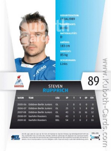 DEL 2010/11 CityPress - No 151 - Steven Rupprich