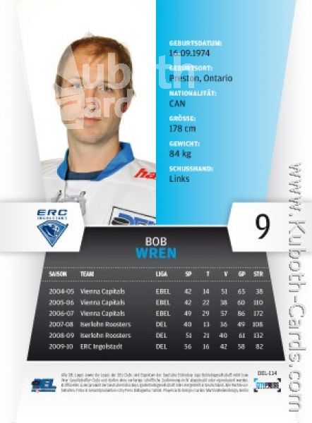 DEL 2010/11 CityPress - No 114 - Bob Wren