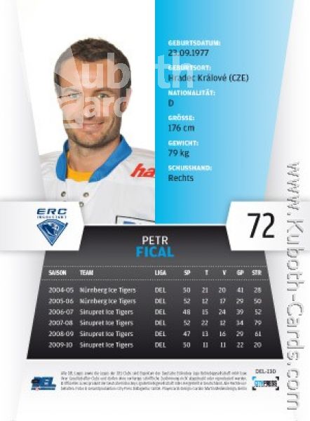 DEL 2010 / 11 CityPress - No 130 - Petr Fical