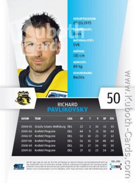 DEL 2010 / 11 CityPress - No 190 - Richard Pavlikovsky