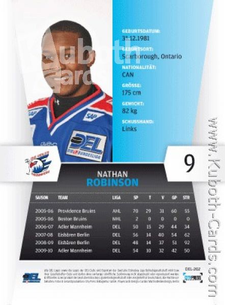 DEL 2010/11 CityPress - No 202 - Nathan Robinson