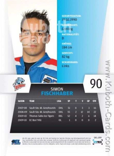 DEL 2010 / 11 CityPress - No 259 - Simon Fischhaber