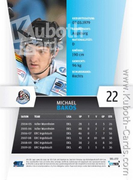 DEL 2010 / 11 CityPress - No 272 - Michael Bakos