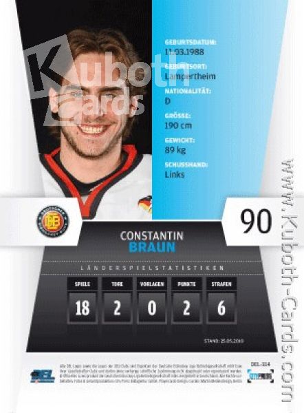 DEL 2010 / 11 CityPress - No 314 - Constantin Braun