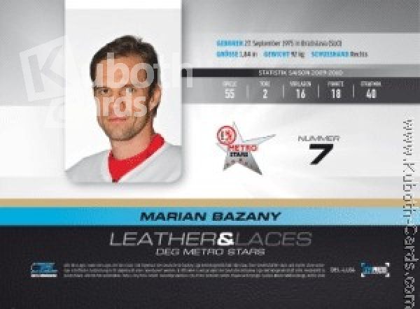 DEL 2010-11 CityPress Leather & Laces - No LL04 - Marian Bazany