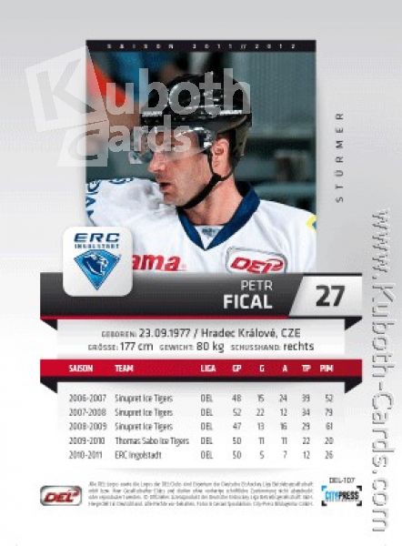 DEL 2011 / 12 CityPress - No 107 - Petr Fical