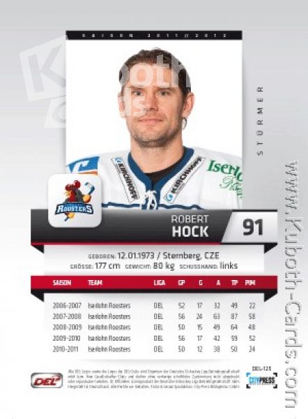 DEL 2011 / 12 CityPress - No 125 - Robert Hock