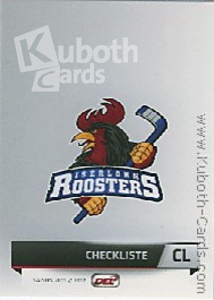 DEL 2011 / 12 CityPress - No 409 - Checklist Iserlohn Roosters