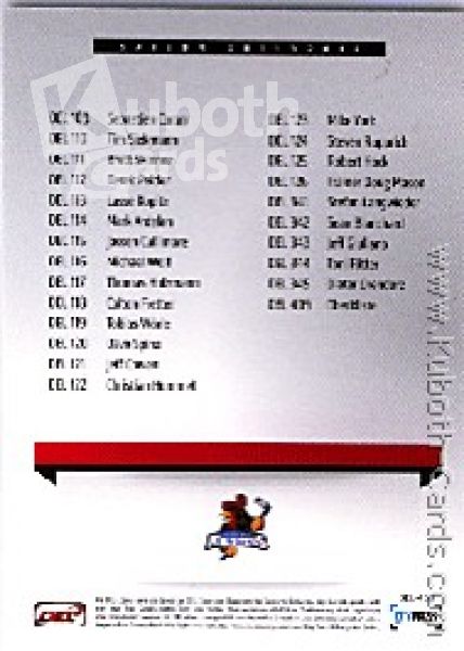 DEL 2011 / 12 CityPress - No 409 - Checkliste Iserlohn Roosters